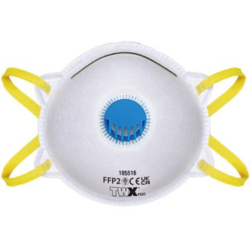10 PCS DUST MASK WITH VALVE 3 PLY