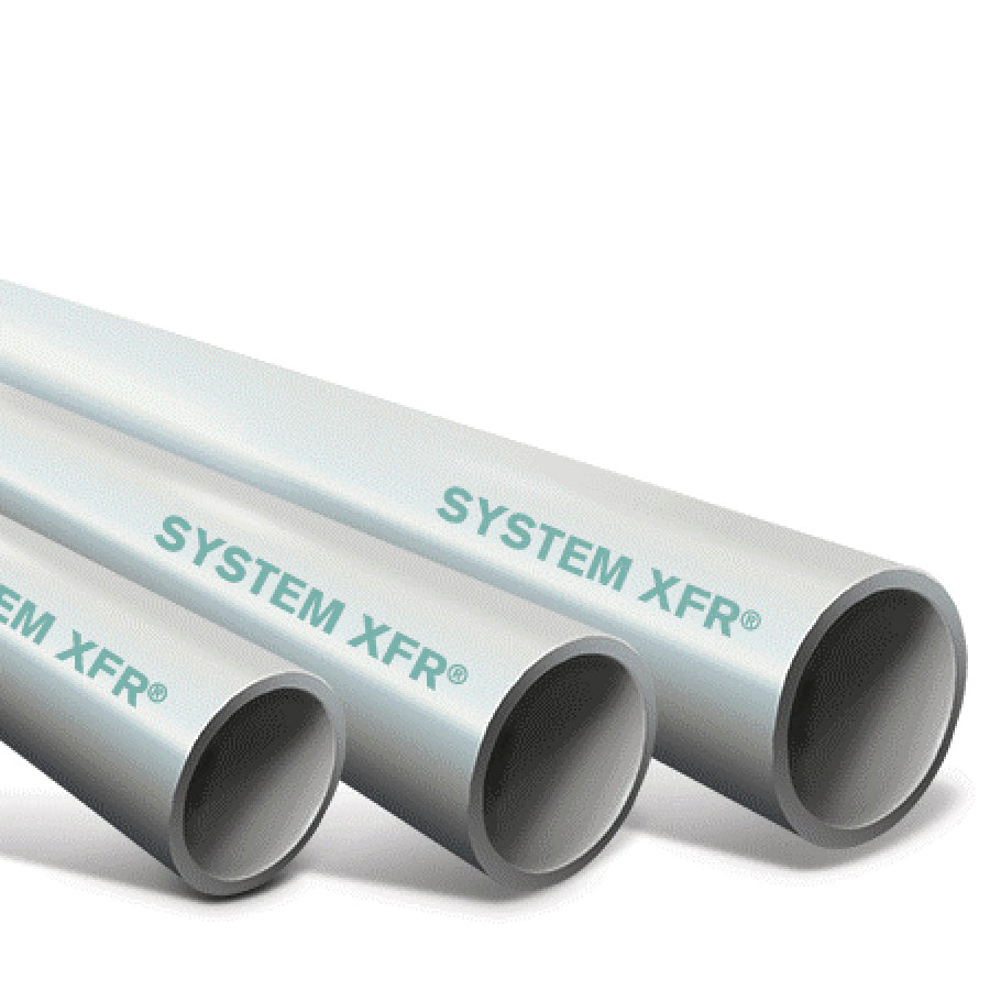 SYSTEM XFR DARK GRAY PVC DWV PIPE 3" X 12' Zion Building Supplies