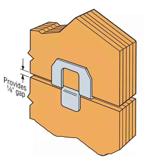 3/8" PLYWOOD SHEATING CLIPS