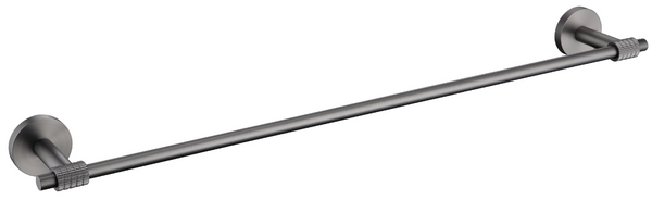 SINGLE ROD TOWEL HOLDER GUN GREY