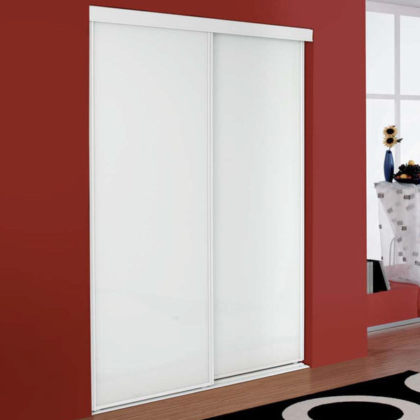 72"X80" WHITE HARDBOARD SLIDING DOOR MASONITE SERIES CLOSET DOOR