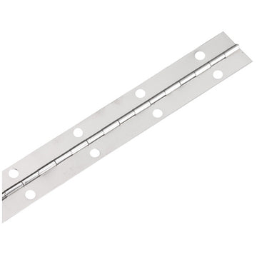 1-1/4"x72" PIANO HINGE - NICKEL