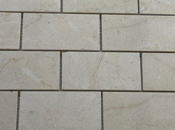 MARBLE MOSAIC CREMA 2*4             /SF