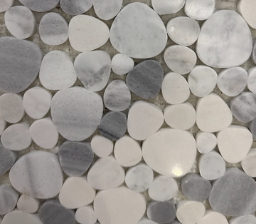 PEBBLE MARBLE MOSAIC         /SF