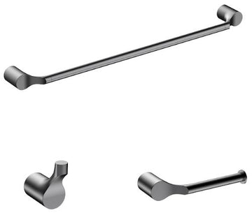 BATHROOM KIT 3PCS GUN GREY