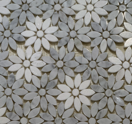CARRARA FLOWER MOSAIC           /SF