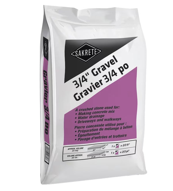 SAKRETE KING 3/4" GRAVEL  30KG