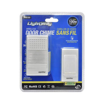 WIRELESS DOOR CHIME WITH PLUG-IN RECEIVER