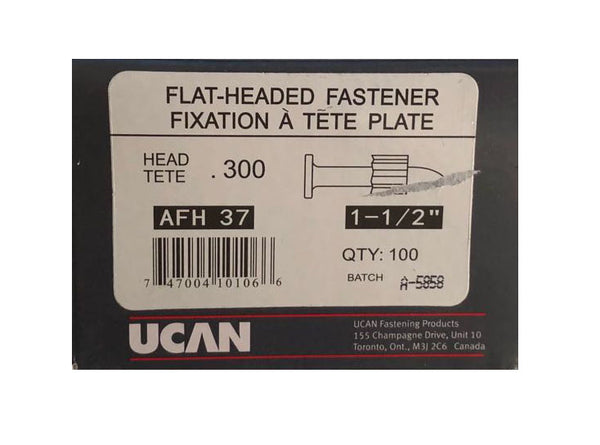 1-1/2'' FLAT-HEADED FASTENER (100 PCS)
