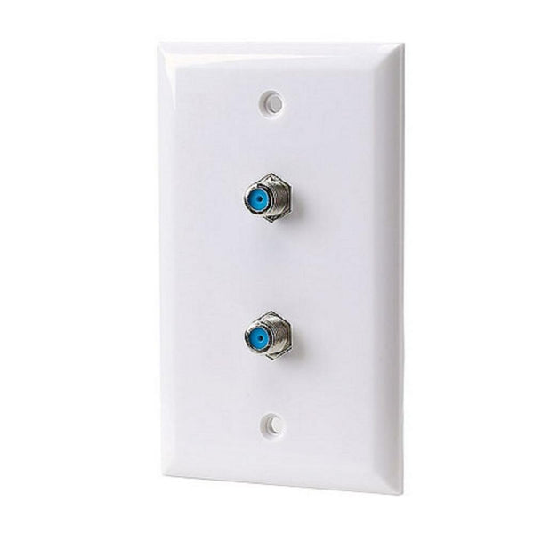 CABLE WALL PLATE (DOUBLE HEAD)