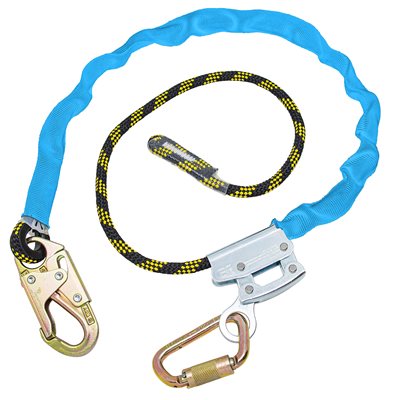 WORK POSITION LANYARD WITH ROPE GRAB