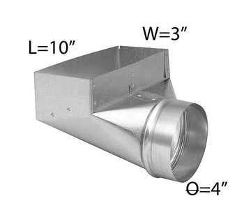 3''*10''*4'' GALVANIZED ANGLE BOOT