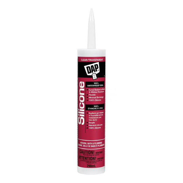 DAP CLEAR SILICONE FOR KITCHEN,BATH&PLUMBING