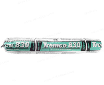 TREMCO 830 THERMOPLASTIC, ELASTCOMERIC GLASS AND SIDING SEALANT SAUSAGE GLUE 600ML - WHITE