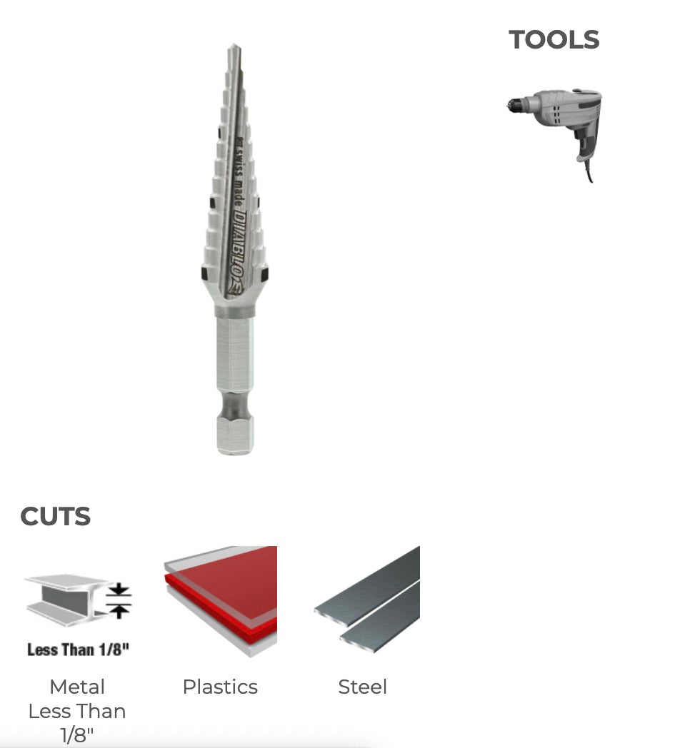 Impact step store bit