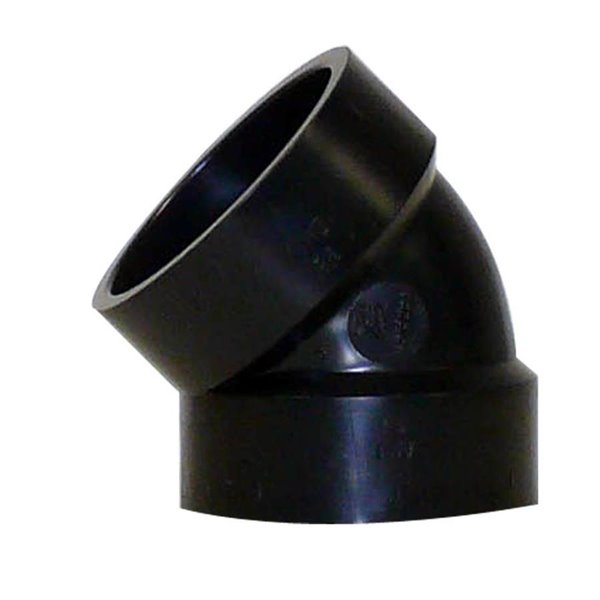 1 1/2 IN. ABS  45-DEGREE ABS SHORT ELBOW FITTING