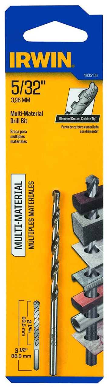 IRWIN 5/32" MULTI MATERIAL DRILL BIT