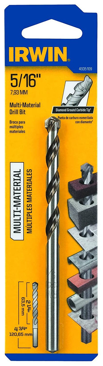 IRWIN 5/16" MULTI MATERIAL DRILL BIT