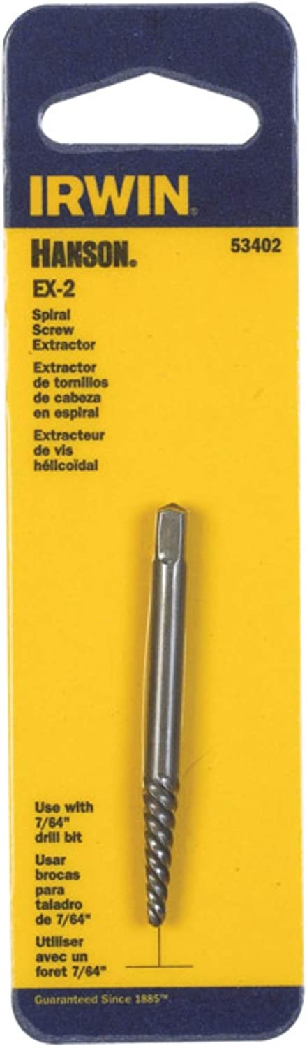 IRWIN SPIRAL SCREW EXTRACTOR FOR SIZE EX-2