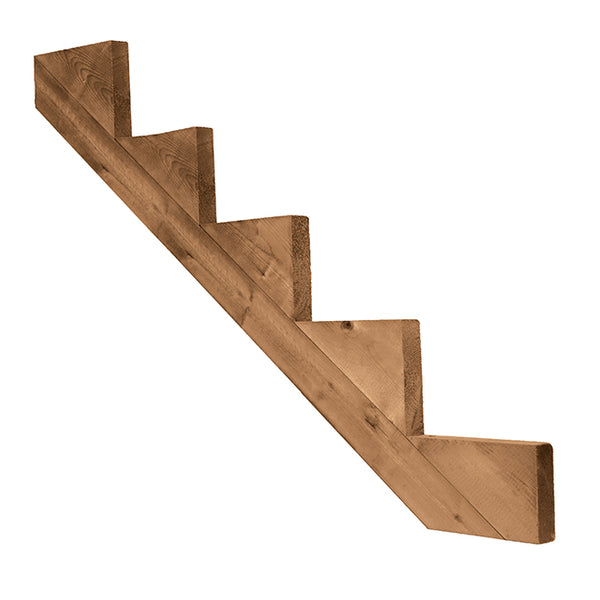 PT WOOD 5 STEP STAIR  STRINGER