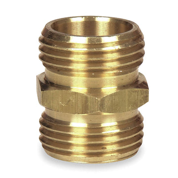 MALE 3/4" NH X 3/4" NH BRASS DOUBLE CONNECTOR