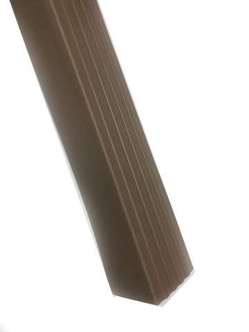 RUBBER STAIR NOSING BROWN 2'' * 2'' * 12'