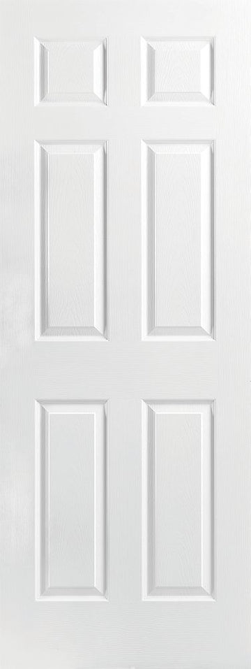 24''X78'' 6 PANEL TEXTURED HOLLOW CORE INTERIOR DOOR (SLAB)