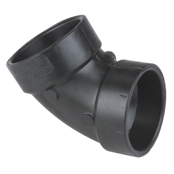 1-1/2 IN. ABS  60-DEGREE ABS SHORT  ELBOW FITTING