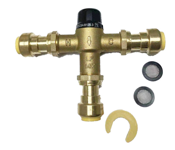 3/4'' PUSH FIT THERMOSTATIC MIXING VALVE