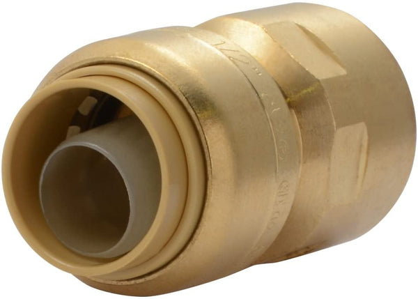 1/2'' PUSH FIT STRAIGHT CONNECTOR * 1/2'' FPT
