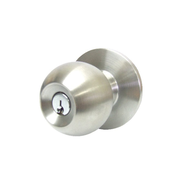 STAIN CHROME FINISH COMMERCIAL CYLINDRICAL LOCK-STOREROOM