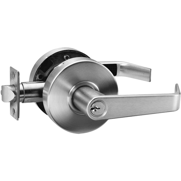STAIN CHROME CLASSROOM COMMERCIAL LOCK - LEVER,GRADE 2