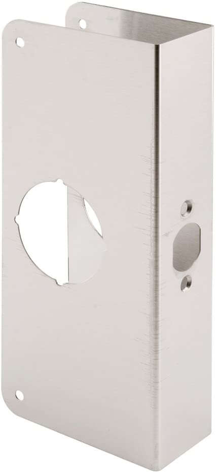 4"X9" DOOR REINFORCER-NICKEL