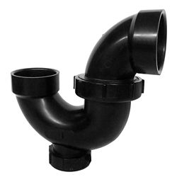 ABS 2"SWIVEL P-TRAP WITH CLEANOUT