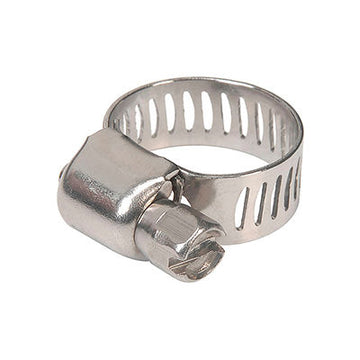 1/4"-5/8" ADJUSTABLE STAINLESS STEEL MICRO WORM GEAR CLAMP
