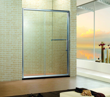 Q1524-5' SHOWER GLASS 6MM CLEAR