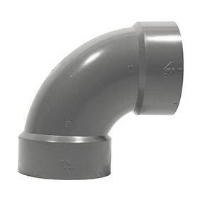 PVC SYSTEM XFR 3'' 90 DEG ELBOW HXH