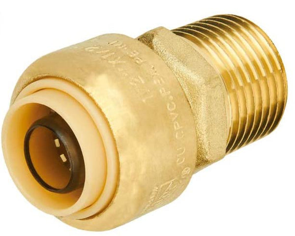1/2'' PUSH FIT STRAIGHT CONNECTOR * 1/2'' MPT