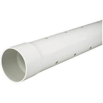 PVC 4" X 10' PERFORATED SEWER PIPE